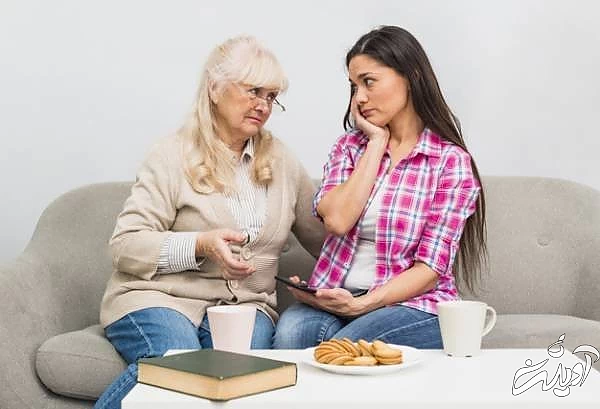 روش برخورد با مادرشوهر گفتگو با مادرشوهر